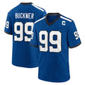 Vanessashop IN.Colts #99 DeForest Buckner Player Royal Alternate Indiana Nights Home Game Stitched Jerseys