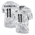 Vanessashop J.Jaguars #11 Parker Washington Player Arctic Camo Salute To Service Limited Game Stitched Jerseys