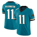 Vanessashop J.Jaguars #11 Parker Washington Player Teal Prowler Throwback Vapor F.U.S.E. Limited Home Game Stitched Jerseys