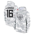 Vanessashop J.Jaguars #16 Trevor Lawrence Player Arctic Camo Salute to Service Hoodies Limited Game Stitched Jerseys