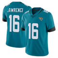 Vanessashop J.Jaguars #16 Trevor Lawrence Player Teal Vapor Untouchable Limited Home Game Stitched Jerseys
