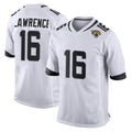 Vanessashop J.Jaguars #16 Trevor Lawrence Player White Home Game Stitched Jerseys
