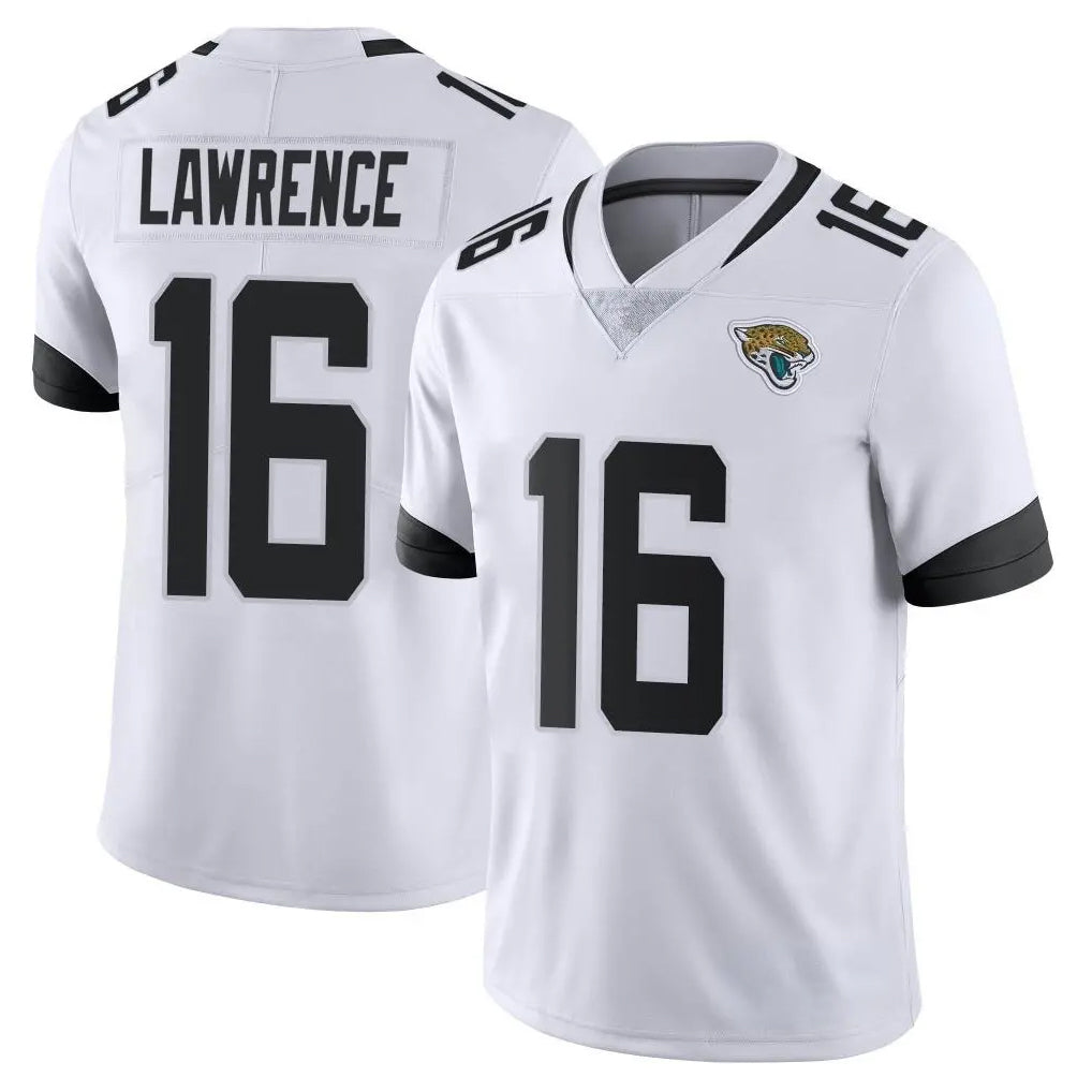 Vanessashop J.Jaguars #16 Trevor Lawrence Player White Vapor Untouchable Limited Home Game Stitched Jerseys