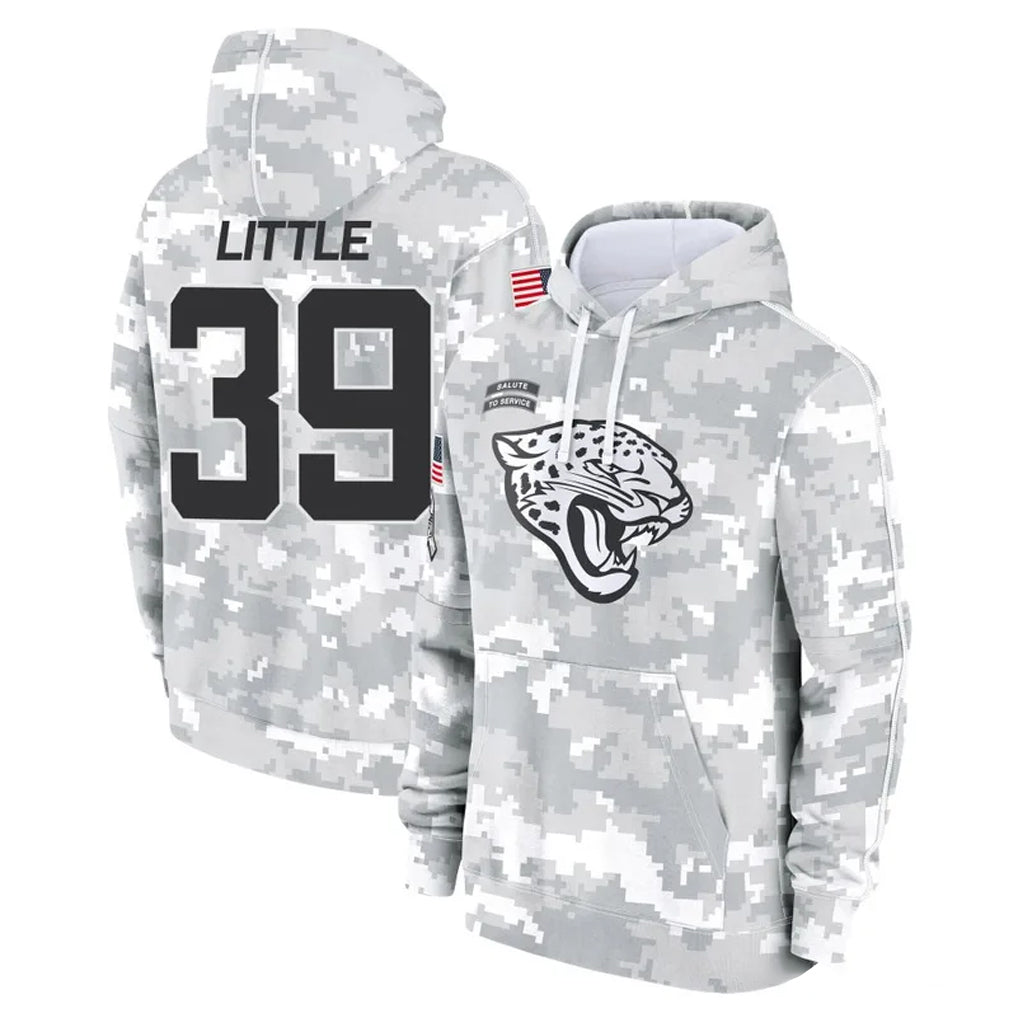 Vanessashop J.Jaguars #39 Cam Little Player Arctic Camo Salute to Service Hoodies Limited Game Stitched Jerseys