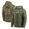 Vanessashop J.Jaguars #39 Cam Little Player Olive Salute to Service Pullover Hoodies Home Game Stitched Jerseys