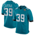 Vanessashop J.Jaguars #39 Cam Little Player Teal Home Game Stitched Jerseys