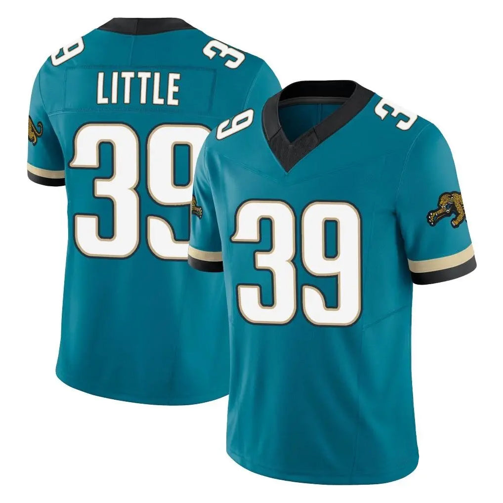 Vanessashop J.Jaguars #39 Cam Little Player Teal Prowler Throwback Vapor F.U.S.E. Limited Home Game Stitched Jerseys