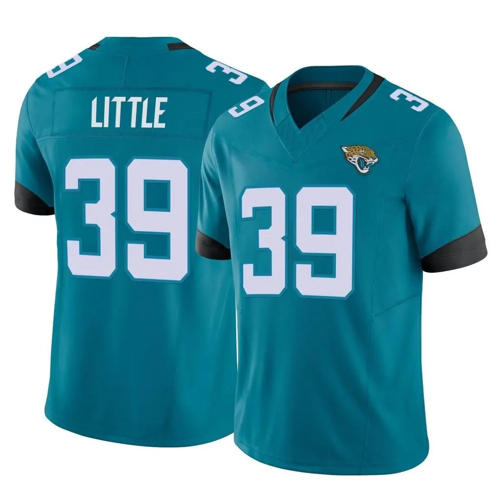 Vanessashop J.Jaguars #39 Cam Little Player Teal Vapor F.U.S.E. Limited Home Game Stitched Jerseys