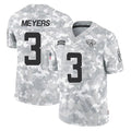 Vanessashop J.Jaguars #3 Jakobi Meyers Player Arctic Camo Salute To Service Limited Game Stitched Jerseys