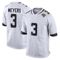 Vanessashop J.Jaguars #3 Jakobi Meyers Player White Vapor F.U.S.E. Limited Home Game Stitched Jerseys
