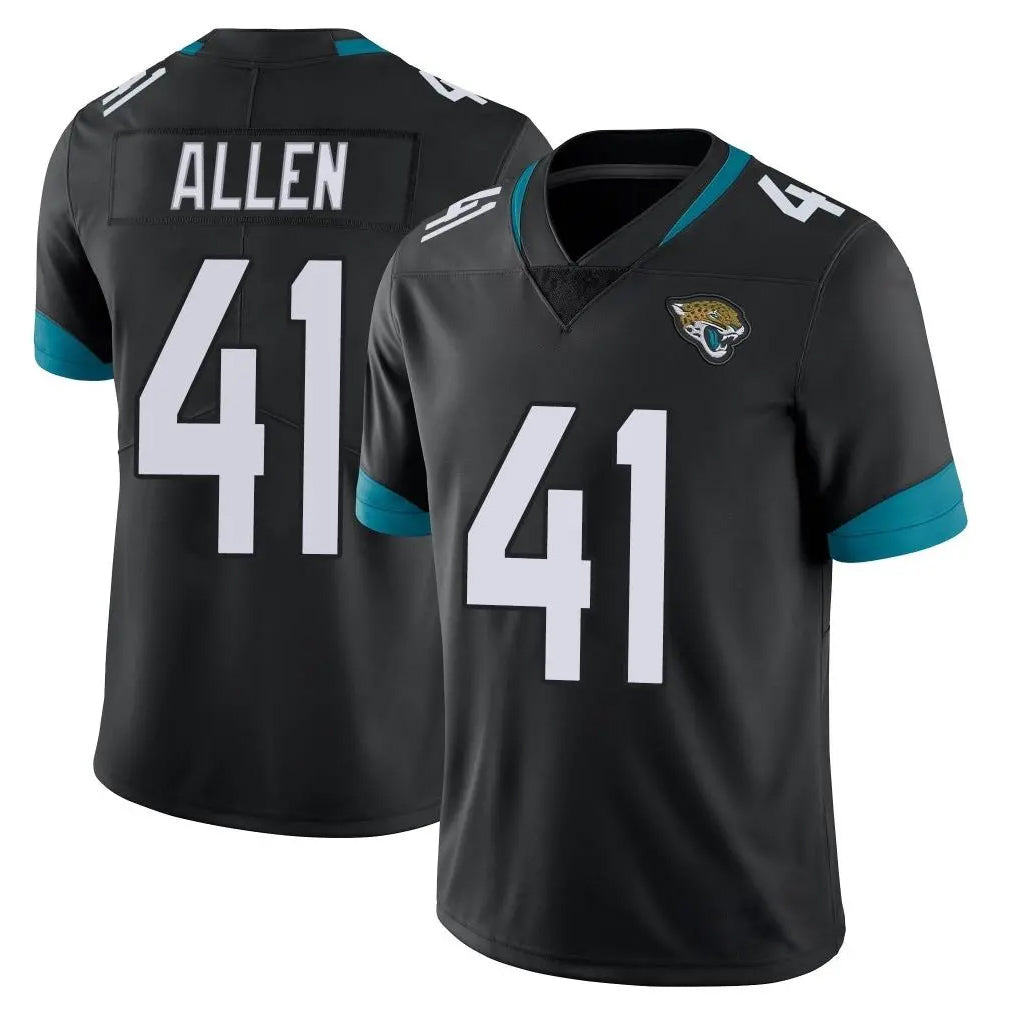 Vanessashop J.Jaguars #41 Josh Hines-Allen Player Black Vapor Untouchable Limited Home Game Stitched Jerseys