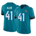 Vanessashop J.Jaguars #41 Josh Hines-Allen Player Teal Vapor F.U.S.E. Limited Home Game Stitched Jerseys