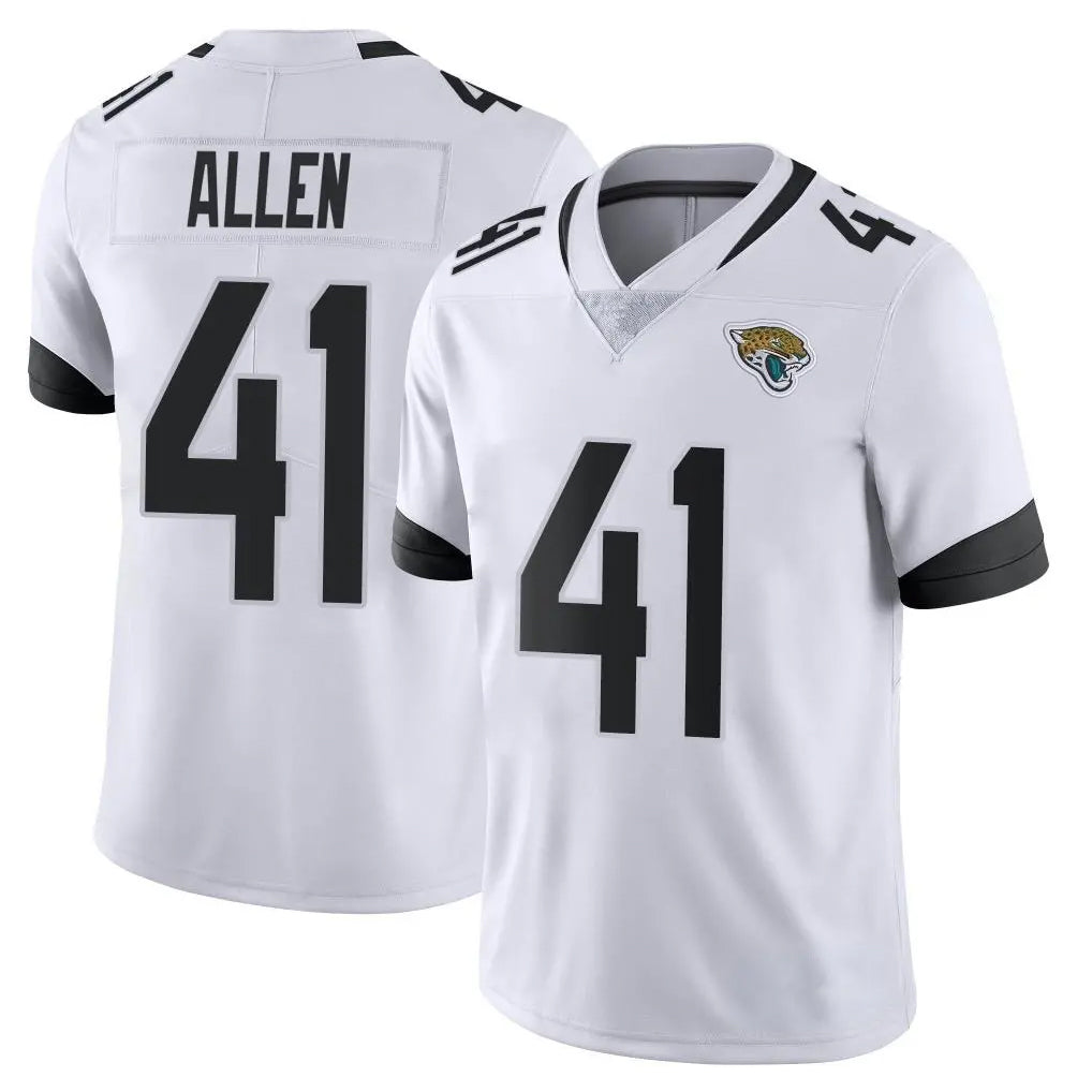 Vanessashop J.Jaguars #41 Josh Hines-Allen Player White Vapor Untouchable Limited Home Game Stitched Jerseys