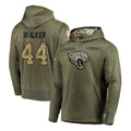 Vanessashop J.Jaguars #44 Travon Walker Player Olive Salute to Service Pullover Hoodies Home Game Stitched Jerseys