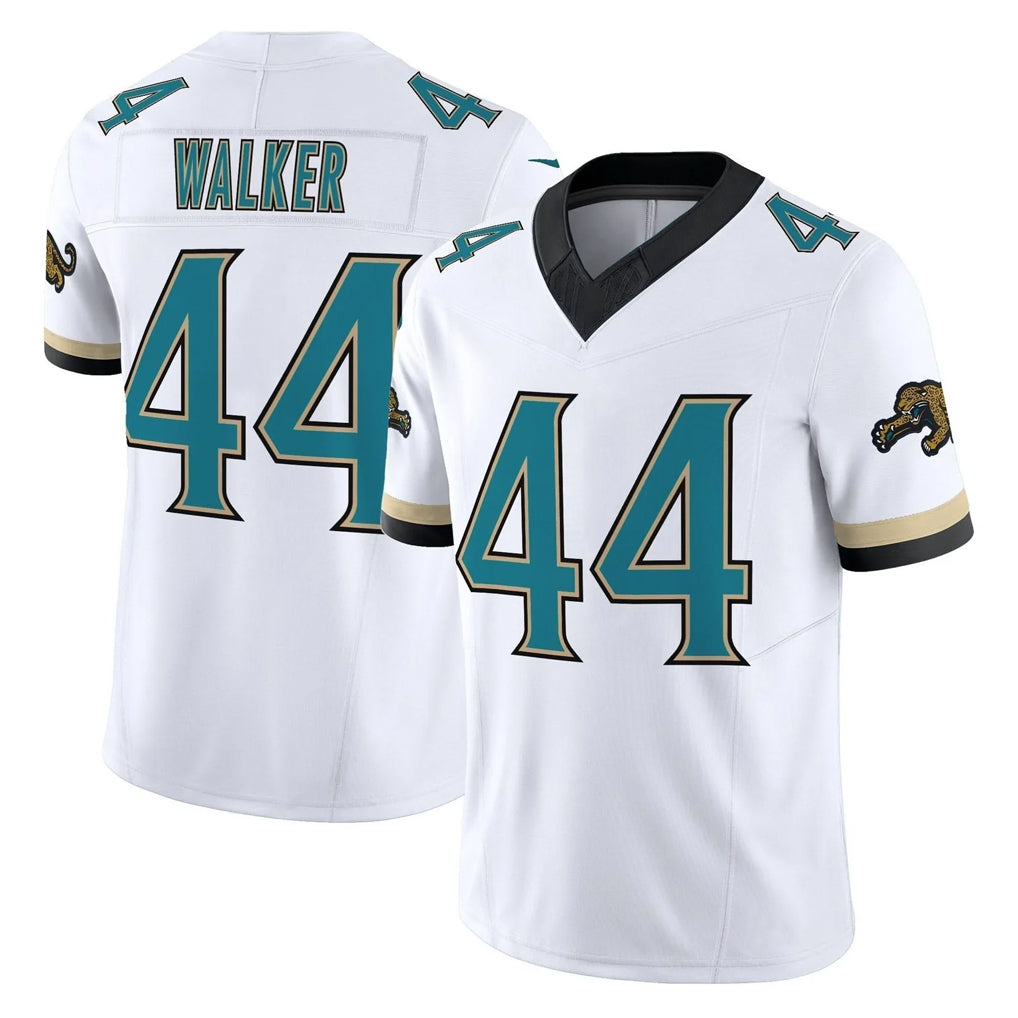 Vanessashop J.Jaguars #44 Travon Walker Player White Prowler Throwback Vapor F.U.S.E. Limited Home Game Stitched Jerseys