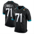 Vanessashop J.Jaguars #71 Tony Boselli?Player Black Home Game Stitched Jerseys
