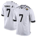 Vanessashop J.Jaguars #7 Brian Thomas Jr. Player White Home Game Stitched Jerseys
