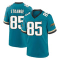 Vanessashop J.Jaguars #85 Brenton Strange Player Teal Prowler Throwback Limited Home Game Stitched Jerseys