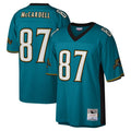 Vanessashop J.Jaguars #87 Keenan McCardell?Player Teal Mitchell & Ness Legacy Home Game Stitched Jerseys