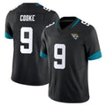 Vanessashop J.Jaguars #9 Logan Cooke Player Black Vapor Untouchable Limited Home Game Stitched Jerseys