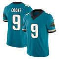 Vanessashop J.Jaguars #9 Logan Cooke Player Teal Prowler Throwback Vapor F.U.S.E. Limited Home Game Stitched Jerseys