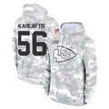 Vanessashop KC.Chiefs #56 George Karlaftis Player Arctic Camo Salute to Service Hoodies Limited Game Stitched Jerseys