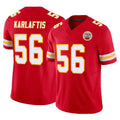 Vanessashop KC.Chiefs #56 George Karlaftis Player Red Limited Vapor F.U.S.E. Home Game Stitched Jerseys