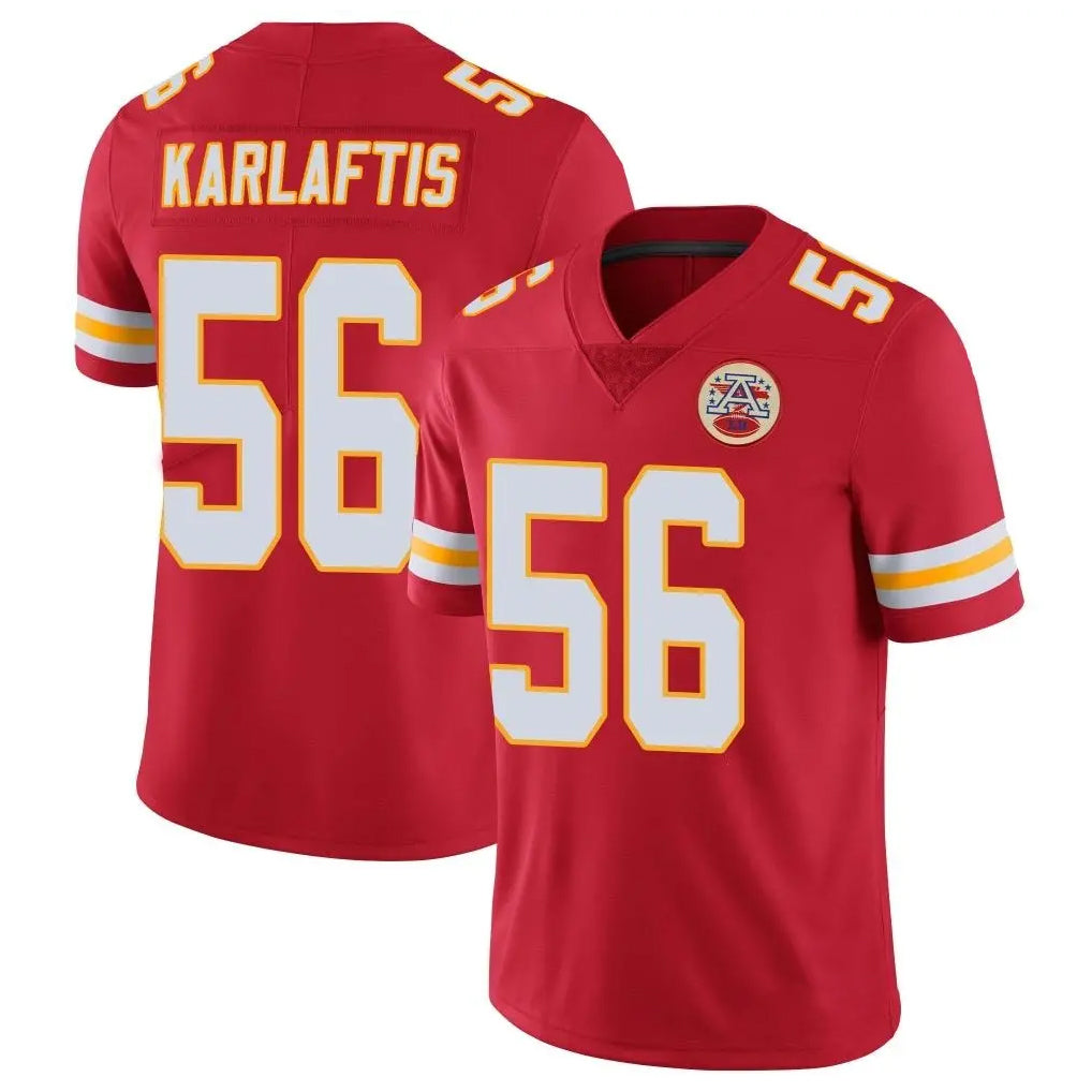 Vanessashop KC.Chiefs #56 George Karlaftis Player Red Limited Vapor Untouchable Home Game Stitched Jerseys