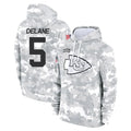 Vanessashop KC.Chiefs #5 Mansoor Delane Player Arctic Camo Salute to Service Hoodies Limited Game Stitched Jerseys