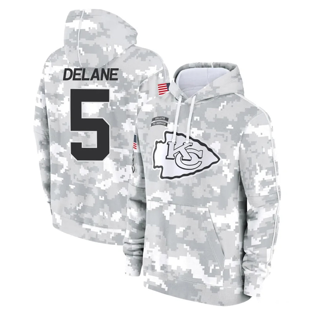 Vanessashop KC.Chiefs #5 Mansoor Delane Player Arctic Camo Salute to Service Hoodies Limited Game Stitched Jerseys