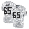 Vanessashop KC.Chiefs #65 Trey Smith Player Arctic Camo Salute To Service Limited Game Stitched Jerseys