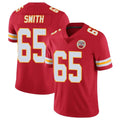 Vanessashop KC.Chiefs #65 Trey Smithy Player Red Limited Vapor Untouchable Home Game Stitched Jerseys