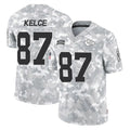 Vanessashop KC.Chiefs #87 Travis Kelce Player Arctic Camo Salute To Service Limited Game Stitched Jerseys