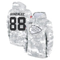 Vanessashop KC.Chiefs #88 Tony Gonzalez Player Arctic Camo Salute to Service Hoodies Limited Game Stitched Jerseys