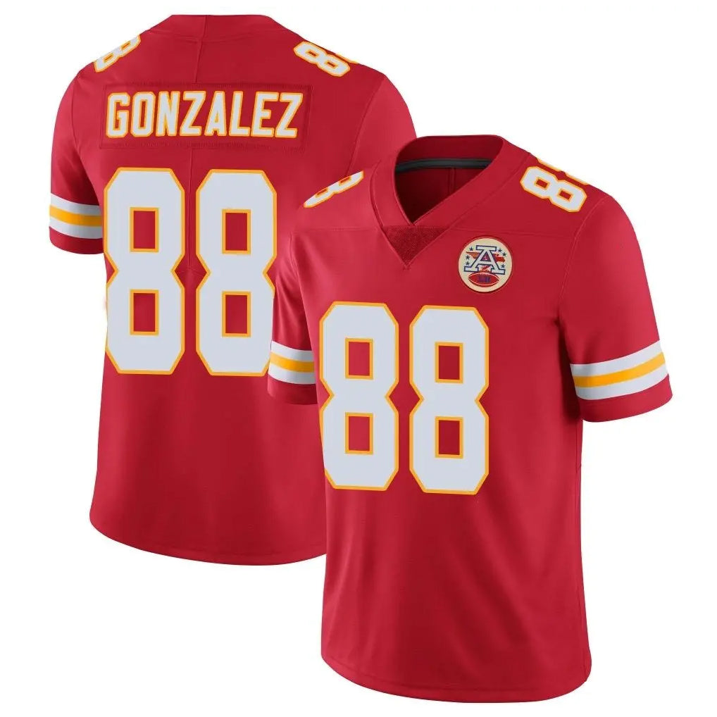 Vanessashop KC.Chiefs #88 Tony Gonzalez Player Red Limited Vapor Untouchable Home Game Stitched Jerseys
