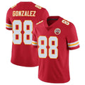 Vanessashop KC.Chiefs #88 Tony Gonzalez Player Red Limited Vapor Untouchable Home Game Stitched Jerseys