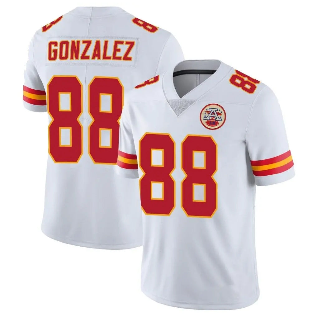 Vanessashop KC.Chiefs #88 Tony Gonzalez Player White Limited Vapor Untouchable Home Game Stitched Jerseys