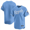 Vanessashop KC.Royals Light Blue Alt Limited Home Blank Player Stitched Jerseys