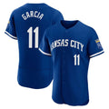 Vanessashop KC.Royals #11 Maikel Garcia Player Royal City Connect Limited Elite Home Game Stitched Jerseys