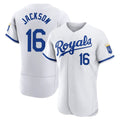 Vanessashop KC.Royals #16 Bo Jackson Player White Limited Elite Home Game Stitched Jerseys