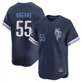 Vanessashop KC.Royals #55 Cole Ragans Player Navy City Connect Limited Home Stitched Jerseys