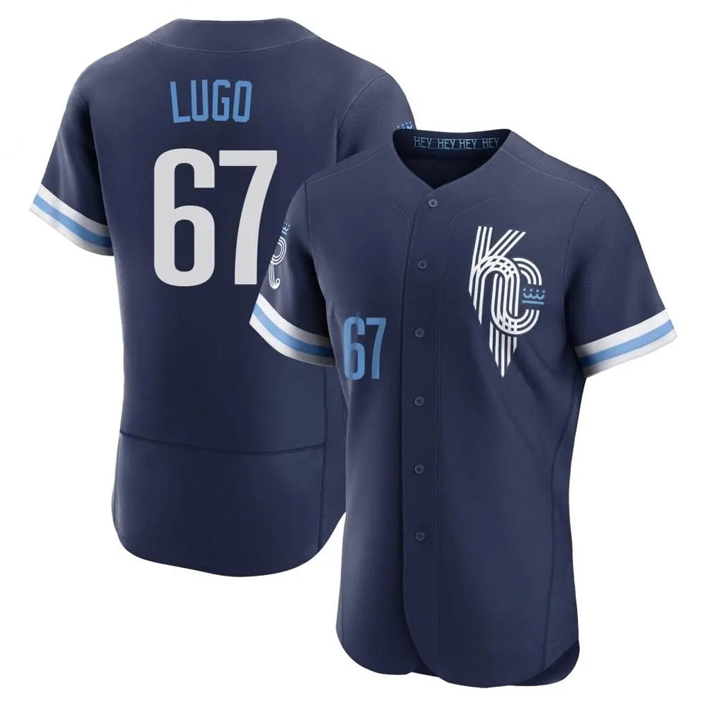 Vanessashop KC.Royals #67 Seth Lugo Player Navy City Connect Limited Elite Home Stitched Jerseys