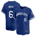 Vanessashop KC.Royals #6 Jonathan India Player Royal Limited Home Stitched Jerseys