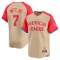 Vanessashop KC.Royals #7 Bobby Witt Jr. Player Cream American League All-Star Game Limited Home Stitched Jerseys
