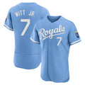 Vanessashop KC.Royals #7 Bobby Witt Jr. Player Light Blue Alt Limited Elite Home Stitched Jerseys