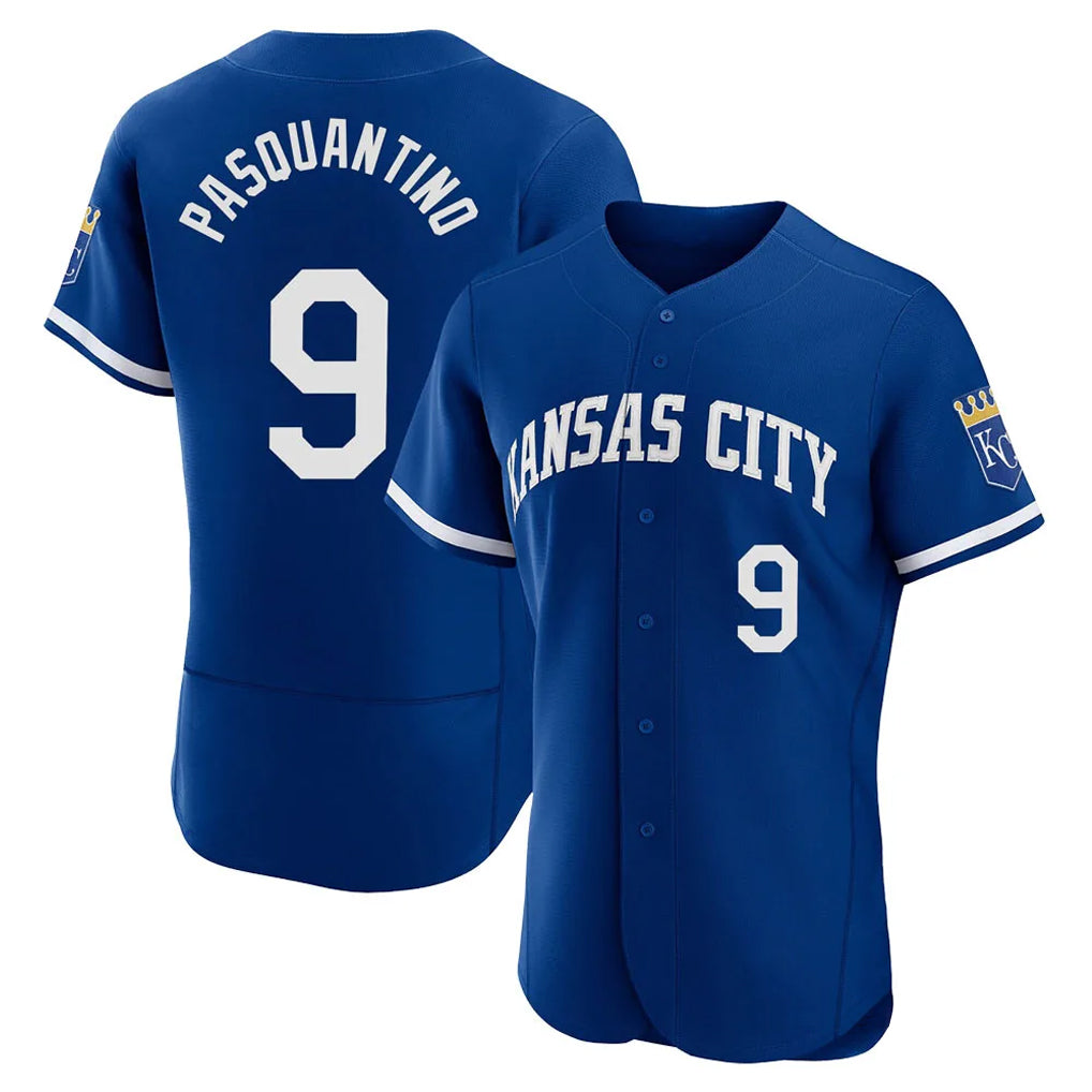 Vanessashop KC.Royals #9 Vinnie Pasquantino Player Royal City Connect Limited Elite Home Game Stitched Jerseys