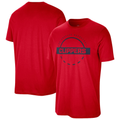 Vanessashop L.Clippers Red Authentic Practice T-Shirt Stitched Jerseys