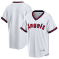 Vanessashop LA.Angels White T-shirt Home Game Blank Player Stitched Jerseys