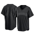 Vanessashop LA.Angels #44 Ben Joyce Player Black Pitch Fashion T-shirt Stitched Jerseys