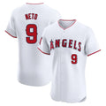 Vanessashop LA.Angels #9 Zach Neto Player White Limited Elite Stitched Home Jerseys